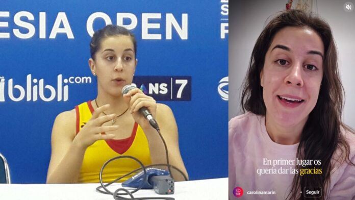 Carolina Marín apaga redes y admite el golpe: «He colapsado»