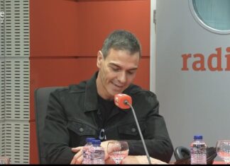 Pedro Sánchez en el estudio de Radio 3 el pasado mes de noviembre.