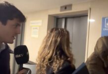 Tenso encontronazo entre Vito Quiles y Leire Díez Tenso encontronazo entre Vito Quiles y Leire Díez