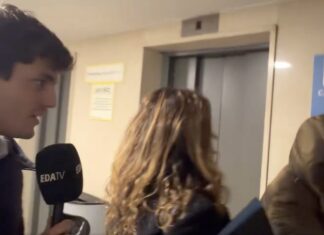 Tenso encontronazo entre Vito Quiles y Leire Díez