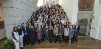 Participantes de la Red Solidaria del Santander durante su encuentro anual.