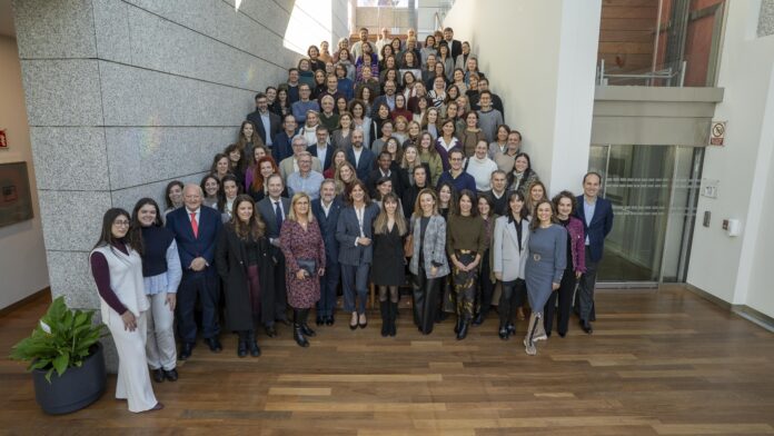 Participantes de la Red Solidaria del Santander durante su encuentro anual.