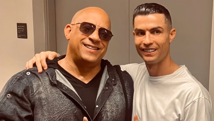 Cristiano Ronaldo y Vin Diesel