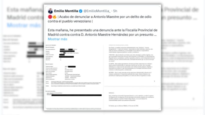 ¿Delito de odio? La denuncia que sacude a Antonio Maestre por su ataque a venezolanos