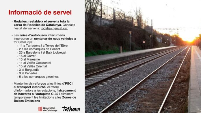 Rodalies recupera el servicio tras dos días de caos total: ¿normalidad o más improvisación?