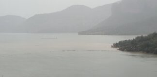 Embalse de Sao prácticamente lleno.