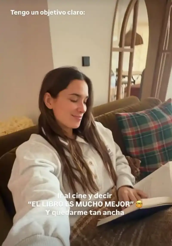 María Pombo se burla de su polémica con la lectura