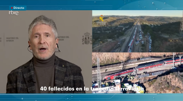 Marlaska prioriza vigilar las redes a esclarecer la tragedia del tren