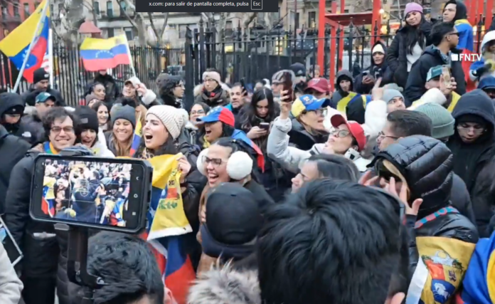 Así han celebrado los venezolanos la detención de Maduro alrededor del mundo