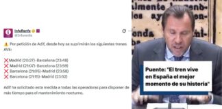 La red de Alta Velocidad amanece hoy bajo una vigilancia intensiva.