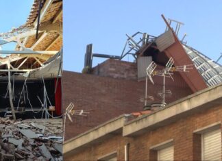 Tragedia por el temporal: una mujer muere tras el derrumbe de una nave industrial en Barcelona El vendaval provoca un derrumbe en una nave industrial de Barcelona y deja una víctima mortal.