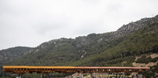 Barreras del peaje de Vallcarca en la autopista C-32.