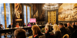El alcalde Jaume Collboni y la consellera Núria Parlon en la Junta Local de Seguridad de Barcelona.