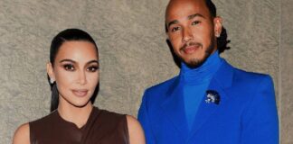 Kim Kardashian y Lewis Hamilton