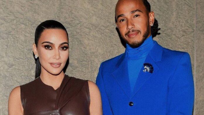 Kim Kardashian y Lewis Hamilton