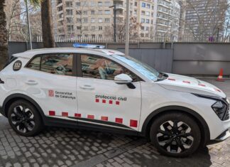 Nuevo vehículo SUV híbrido enchufable de Protección Civil de la Generalitat de Catalunya presentado por Interior.