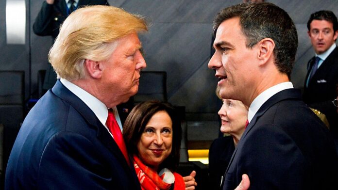 Donald Trump y Pedro Sánchez