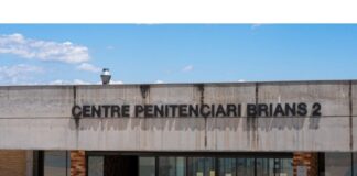 Entrada del Centro Penitenciario Brians 2 en Barcelona