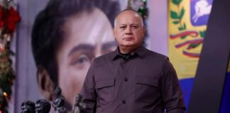 Diosdado Cabello durante una intervención pública en Venezuela como figura clave del chavismo