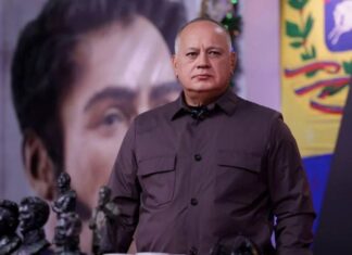 Diosdado Cabello durante una intervención pública en Venezuela como figura clave del chavismo