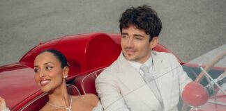 Charles Leclerc y Alexandra Saint Mleux