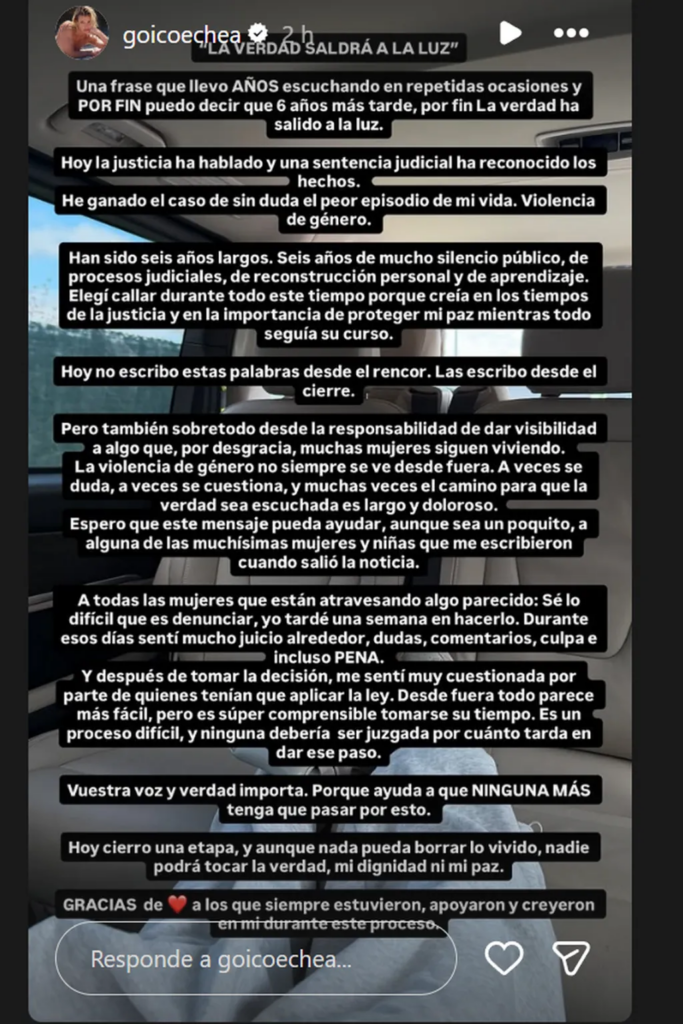 Jessica Goicoechea gana la batalla judicial contra River Viiperi