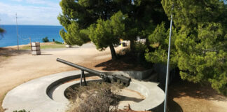 Parque de les Bateries en Montgat, zona donde se desarrolló el operativo de búsqueda