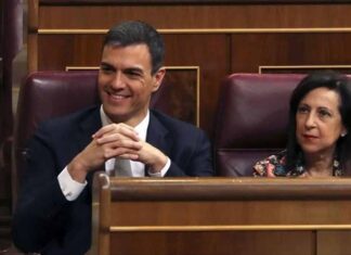 Pedro Sánchez y Margarita Robles