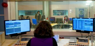 estudio de radio en directo