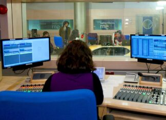estudio de radio en directo