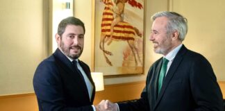 Jorge Azcón y Alejandro Nolasco