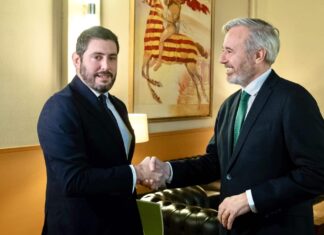 Jorge Azcón y Alejandro Nolasco