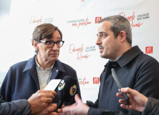 Salvador Illa y Eduard Rivas