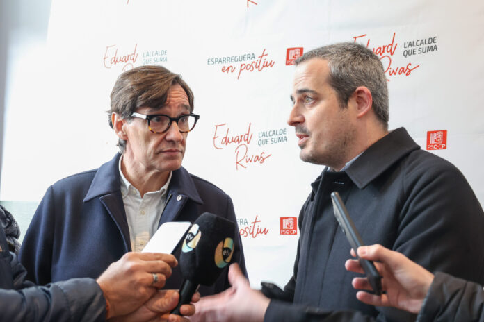 Salvador Illa y Eduard Rivas