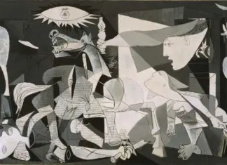 Cuadro Guernica de Pablo Picasso sobre los horrores de la Guerra Civil española