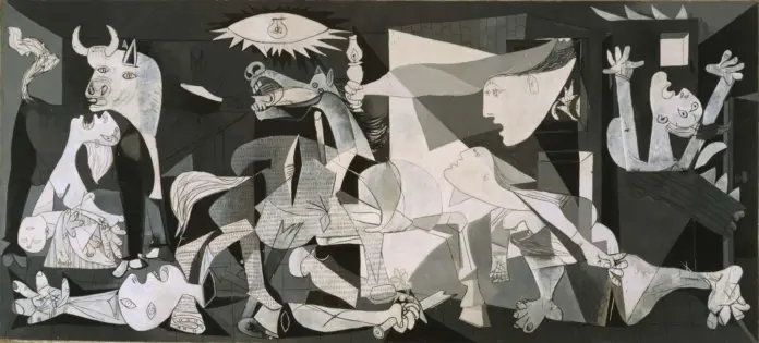 Cuadro Guernica de Pablo Picasso sobre los horrores de la Guerra Civil española