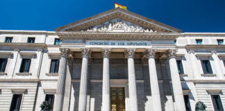 el Congreso de los Diputados en Madrid
