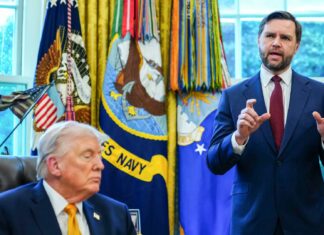 JD Vance y Donald Trump en la Casa Blanca en plena crisis por Irán