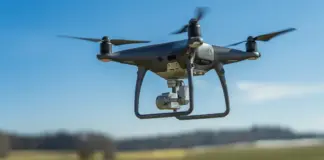 Un dron UAV