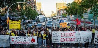 huelga de profesores en Catalunya