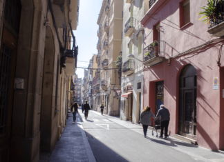 la calle Mare de Déu dels Desemparats en l’Hospitalet
