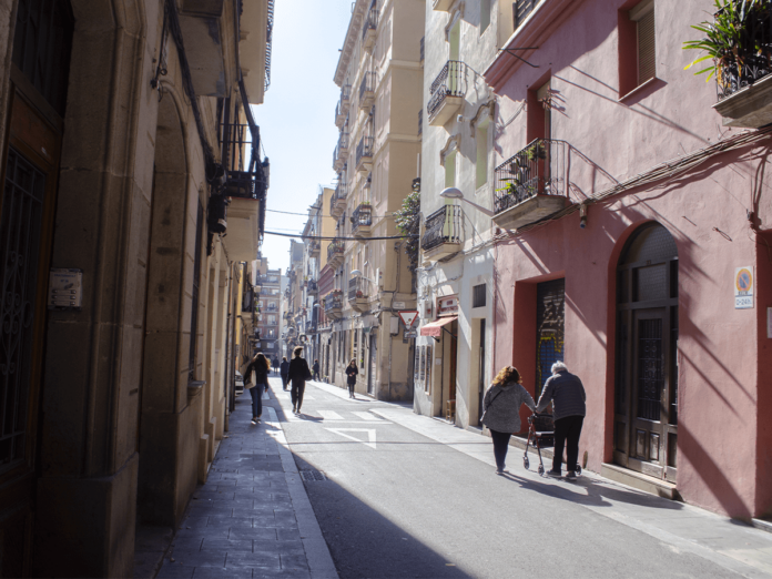 la calle Mare de Déu dels Desemparats en l’Hospitalet