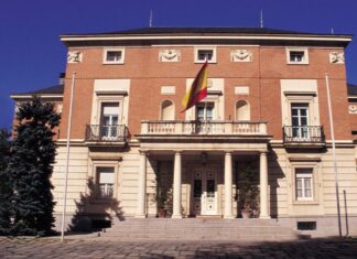 Fachada del Palacio de la Moncloa