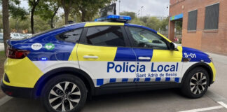 la Policía Local de Sant Adrià