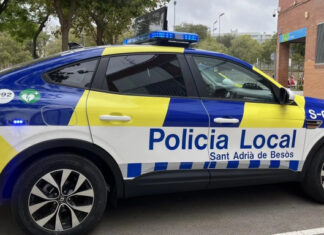 la Policía Local de Sant Adrià
