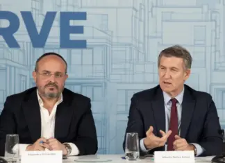 Alejandro Fernández y Alberto Núñez Feijóo