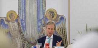 Alejandro Macarrón durante un encuentro organizado por el CEU.