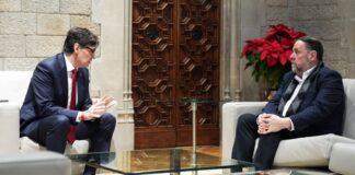 Salvador Illa y Oriol Junqueras