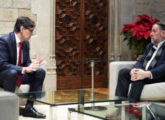Salvador Illa y Oriol Junqueras