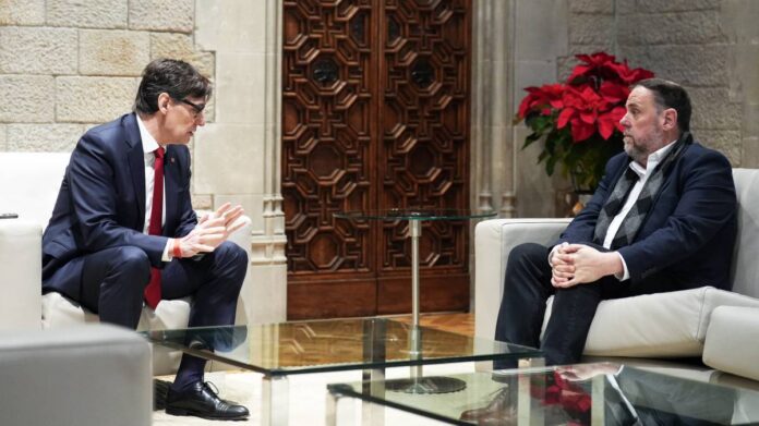 Salvador Illa y Oriol Junqueras